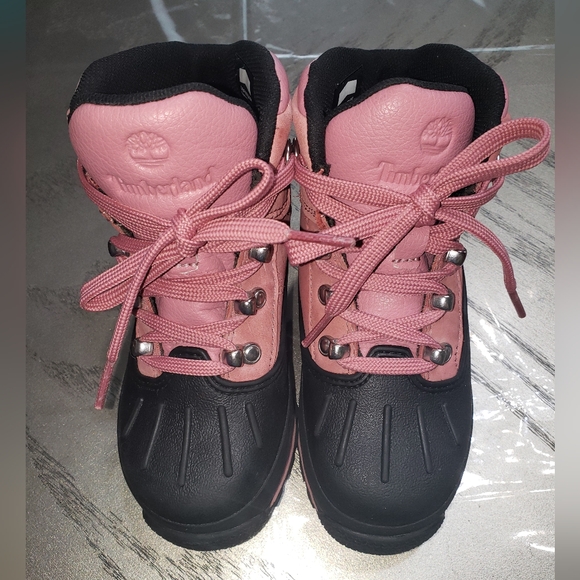Toodler Girl's Timberland Hiker Boots 11 - Picture 3 of 11